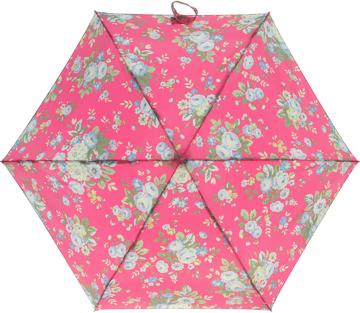 Зонт женский Cath Kidston Tiny, механический, 5 сложений, цвет: розовый, мультиколор. L521-3135L521-3135 TrailingFloral Зонт женский Cath Kidston Tiny, механический, 5 сложений, цвет: розовый, мультиколор. L521-3135L521-3135 TrailingFloralСтильный механический зонт Cath Kidston Tiny в 5 сложений даже в ненастную погоду позволит вам оставаться элегантной. Облегченный каркас зонта выполнен из 6 спиц из фибергласса и алюминия, стержень также изготовлен из алюминия, удобная рукоятка - из дерева. Купол зонта выполнен из прочного полиэстера. В закрытом виде застегивается хлястиком на липучке. Яркий оригинальный цветочный рисунок поднимет настроение в дождливый день. Зонт механического сложения: купол открывается и закрывается вручную до характерного щелчка. На рукоятке для удобства есть небольшой шнурок, позволяющий надеть зонт на руку тогда, когда это будет необходимо. К зонту прилагается чехол с небольшой нашивкой с названием бренда. Такой зонт компактно располагается в кармане, сумочке, дверке автомобиля.