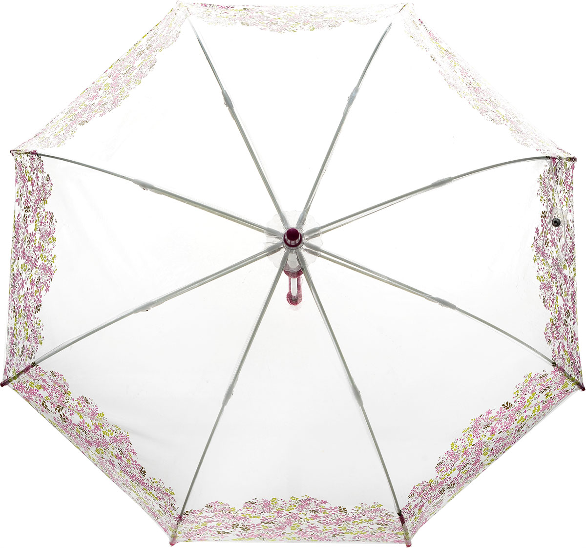 Зонт детский Fulton, расцветка: расцветкаы. C605-3044 PrettyPetalsC605-3044 PrettyPetals Зонт детский Fulton, расцветка: расцветкаы. C605-3044 PrettyPetalsC605-3044 PrettyPetalsСимпатичный прозрачный зонтик в форме купола с ярким узором обязательно понравится Вашему ребенку! Специальная безопасная и надежная технология открывания и закрывания. Модная форма купола. Зонт отлично защищает от дождя, и при этом он абсолютно прозрачен. Прочный ветроустойчивый каркас из фибергласса. Длина в сложенном виде 68,5 см, диаметр купола 65 см