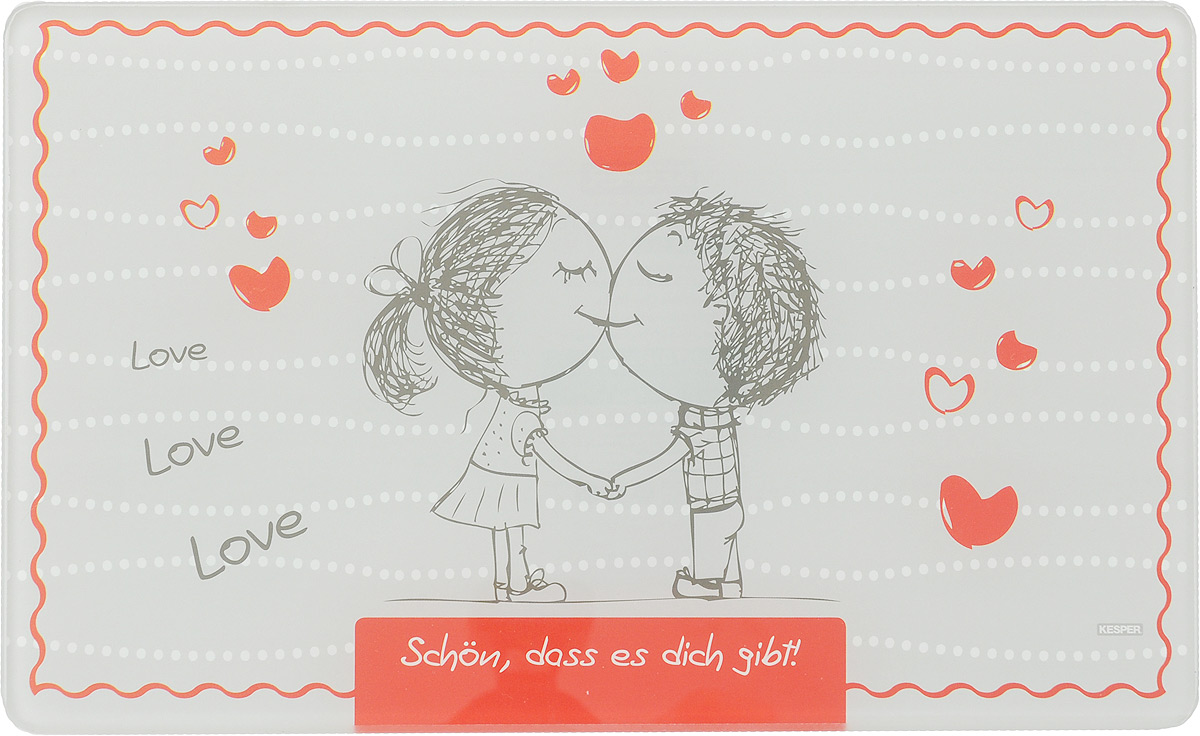 Доска разделочная Kesper Love, 23,5 х 14,5 см3611-1 Доска разделочная Kesper Love, 23,5 х 14,5 см3611-1Доска разделочная Kesper Love выполнена из высококачественного стекла, имеет гладкую поверхность. Доска устойчива к повреждениям, появлению разводов, царапин и бактерий, не впитывает запахи. Изделие можно использовать как подставку под горячую посуду, для подачи на стол сыров, хлеба и других блюд.