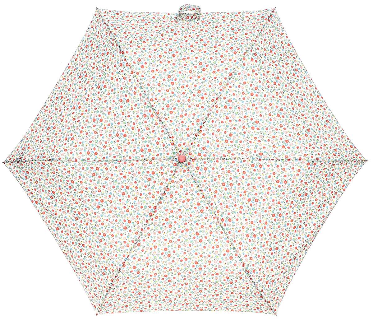 Зонт женский Cath Kidston Minilite, механический, 3 сложения, цвет: белый, мультиколор. L768-3136L768-3136 LadyBirdDitsy Зонт женский Cath Kidston Minilite, механический, 3 сложения, цвет: белый, мультиколор. L768-3136L768-3136 LadyBirdDitsyСтильный механический зонт Cath Kidston Minilite в 3 сложения даже в ненастную погоду позволит вам оставаться элегантной. Облегченный каркас зонта выполнен из 8 спиц из фибергласса и алюминия, стержень также изготовлен из алюминия, удобная рукоятка - из пластика. Купол зонта выполнен из прочного полиэстера. В закрытом виде застегивается хлястиком на липучке. Яркий оригинальный цветочный принт поднимет настроение в дождливый день. Зонт механического сложения: купол открывается и закрывается вручную до характерного щелчка. На рукоятке для удобства есть небольшой шнурок, позволяющий надеть зонт на руку тогда, когда это будет необходимо. К зонту прилагается чехол с небольшой нашивкой с названием бренда. Такой зонт компактно располагается в кармане, сумочке, дверке автомобиля.
