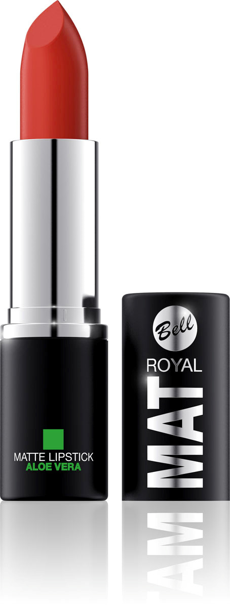 Bell Помада губная Матовая С Алоэ Вера Royal Mat Lipstick 4 грBpomRM009 Bell Помада губная Матовая С Алоэ Вера Royal Mat Lipstick 4 грBpomRM009Помада создает матовую поверхность и максимальную насыщенность цвета. Аппликация помады является исключительно нежной и легкой, создавая при этом матовый эффект. Формула, содержащая регенерирующие компоненты алоэ дополнительно питает и ухаживает за губами. Благодаря высокому содержанию пигментов и стойкой формуле, помада держится на губах долгое время. Тон 9