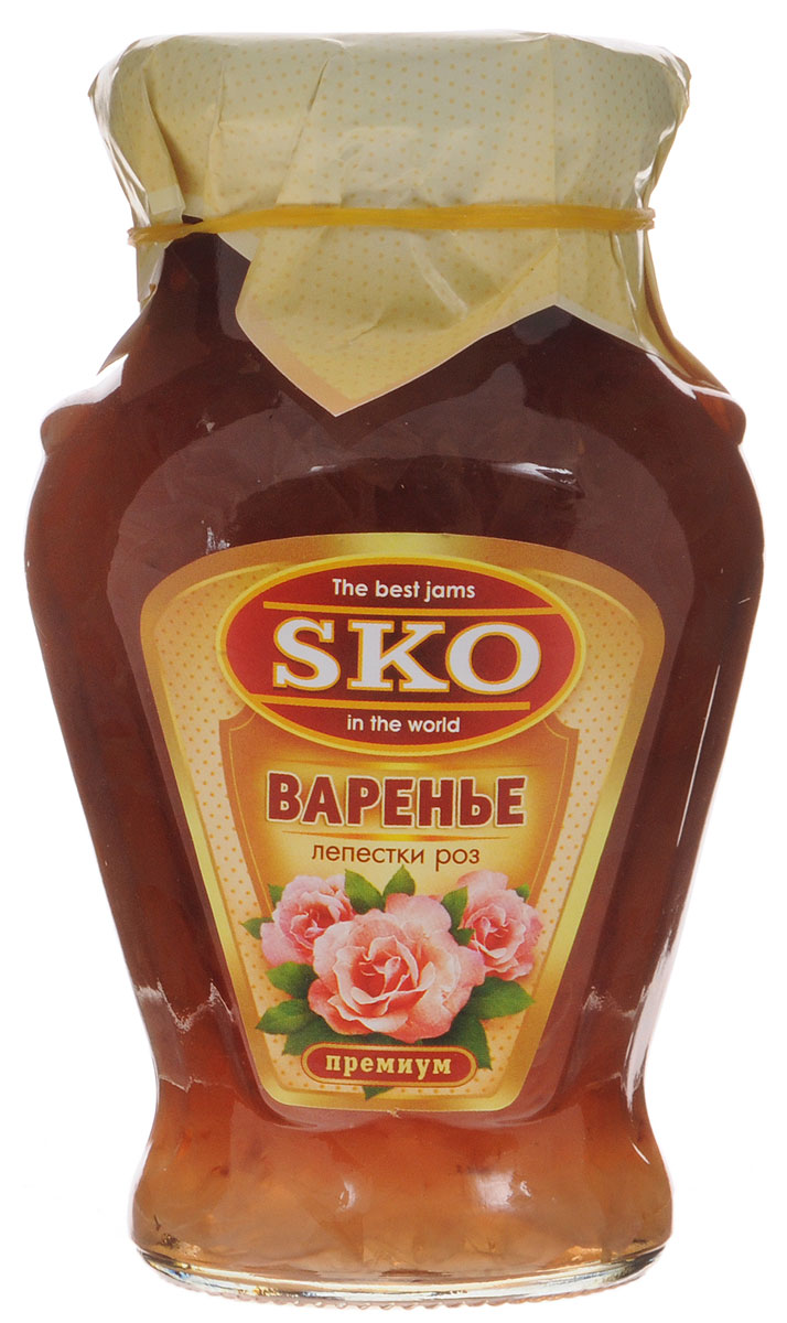 SKO варенье из лепестков роз, 400 г11011 SKO варенье из лепестков роз, 400 г11011Варенье из лепестков роз SKO - армянское варенье, приготовленное по домашним рецептам и современным технологиям, не содержит пектина. Варенье может использоваться для приготовления пирогов, тортов и других разнообразных десертов, а также в качестве самостоятельного лакомства. Варенье из лепестков роз - наглядное доказательство того, что цветы могут быть не только очень красивыми, но и очень вкусными. Варенье из лепестков роз заряжает энергией, лечит легкие, насыщает организм витаминами и минералами. Также оно полезно при очищении организма от шлаков и вредных веществ.