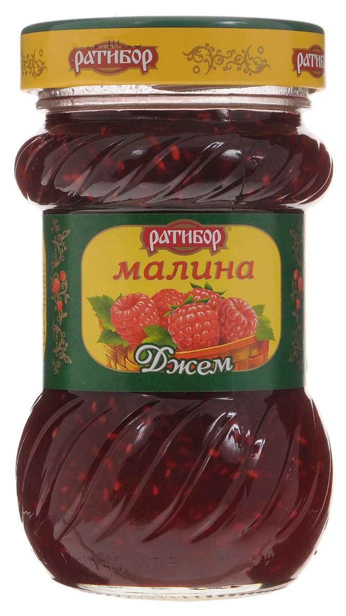 Ратибор джем Малина, 360 г801 Ратибор джем Малина, 360 г801Сладкий малиновый джем хранит нежную мякоть ягод. Бережно собраны заботливыми руками, они помнят жар солнца, тепло дождя, прикосновение ветра. Кушайте на здоровье! Уважаемые клиенты! Обращаем ваше внимание, что полный перечень состава продукта представлен на дополнительном изображении.
