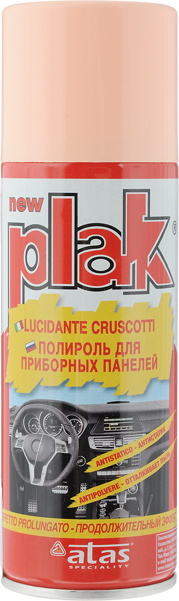 Полироль для приборных панелей Plak Персик, 200 мл5105 Полироль для приборных панелей Plak Персик, 200 мл5105Полироль Plak Персик предназначен для панели приборов, содержит освежитель воздуха продленного действия. Возвращает первоначальный блеск всем пластмассовым, виниловым и резиновым элементам отделки салона автомобиля, создавая на поверхности стойкий антистатический слой, отталкивающий пыль и грязь. Также полироль позволяет создать глянцевое покрытие. Товар сертифицирован.