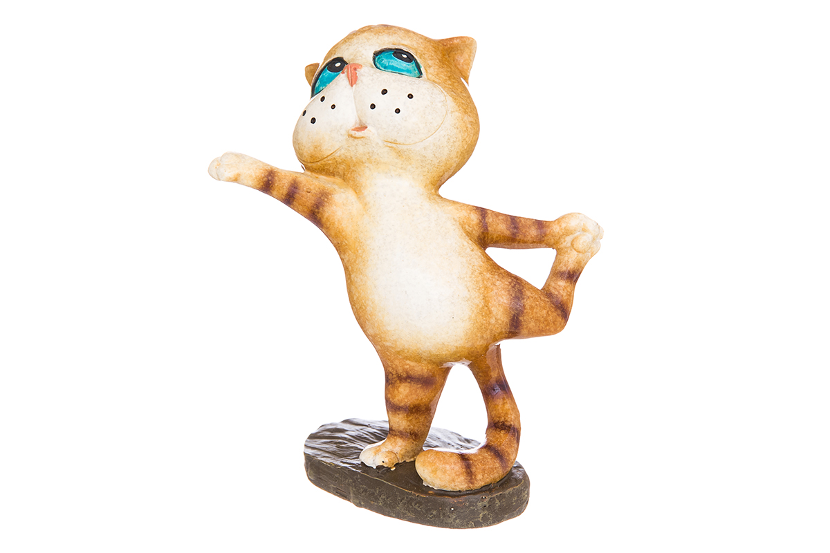 Фигурка декоративная Elan Gallery Котик-гимнаст, высота 12 см870187 Фигурка декоративная Elan Gallery Котик-гимнаст, высота 12 см870187Декоративные фигурки - это отличный способ разнообразить внутреннее убранство вашего дома. Декоративная фигурка с изображением котика станет прекрасным сувениром, который вызовет улыбку и поднимет настроение. Фигурка выполнена из полистоуна. Размер статуэтки: 9 х 6 х 12 см.