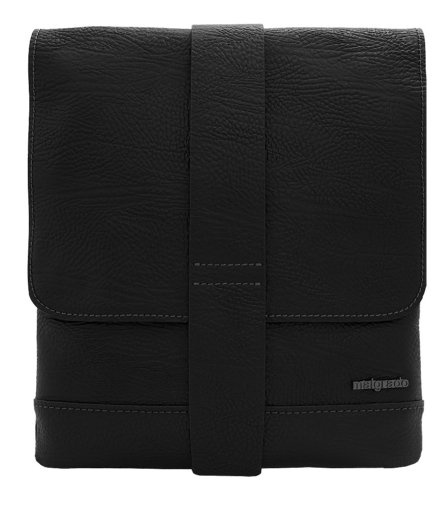 Сумка мужская Malgrado, цвет: черный. BR09-271BR09-271 black Сумка мужская Malgrado Сумка мужская Malgrado, цвет: черный. BR09-271BR09-271 black Сумка мужская MalgradoСумка мужская Malgrado черного цвета выполнена из натуральной кожи. Сумка с удобным плечевым ремнем, состоит из одного вместительного отделения, застегивающегося клапаном с двумя магнитными кнопками и ремешком. Внутри - три накладных кармана для мелочей и два отверстия для ручек. По бокам сумки расположены оригинальные крестовые карманы. На задней стороне имеется вместительное отделение на кнопке. К сумке прилагается чехол для хранения. Сумка - это стильный аксессуар, который подчеркнет вашу изысканность и индивидуальность и сделает ваш образ завершенным. Характеристики: Материал: натуральная кожа, текстиль, металл. Размер сумки: 33 см х 28 см х 5 см. Цвет: черный. Артикул: BR09-271.