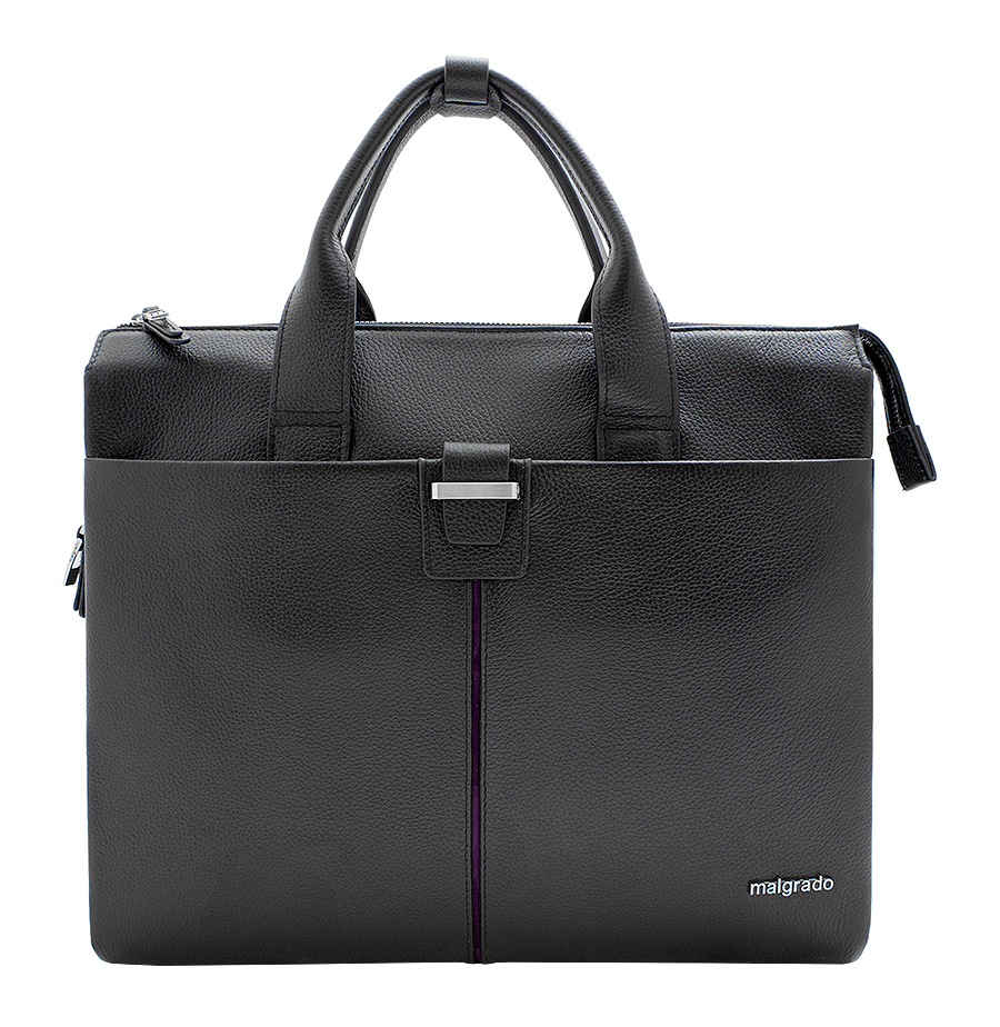 Сумка мужская Malgrado, цвет: черный. BR38-88С2458BR38-88С2458 black Сумка мужская Malgrado, цвет: черный. BR38-88С2458BR38-88С2458 blackОригинальная мужская сумка Malgrado из натуральной кожи черного цвета. Сумка с двумя ручками на молнии. Внутри одно большое отделение, разделенное смежным карманом на молнии, вшитый карман на молнии, открытый кармашек для телефона и два кармашка для пишущих принадлежностей. Также на внешней стороне расположен открытый карман, который закрывается на хлястик. Прилагается съемный плечевой текстильный ремень.