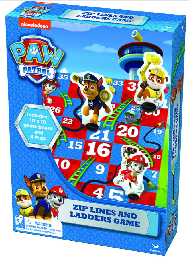 Paw Patrol Обучающая игра Канаты и лестницы6033160 Paw Patrol Обучающая игра Канаты и лестницы6033160Настольная игра Щенячий Патруль Канаты и лестницы. Цель игры - перемещать фигурки по игровому полю, забираясь вверх по лестницам и стараясь не спуститься вниз по канату. В наборе: игровое поле, 4 фишки-щенка, колесо, инструкция.