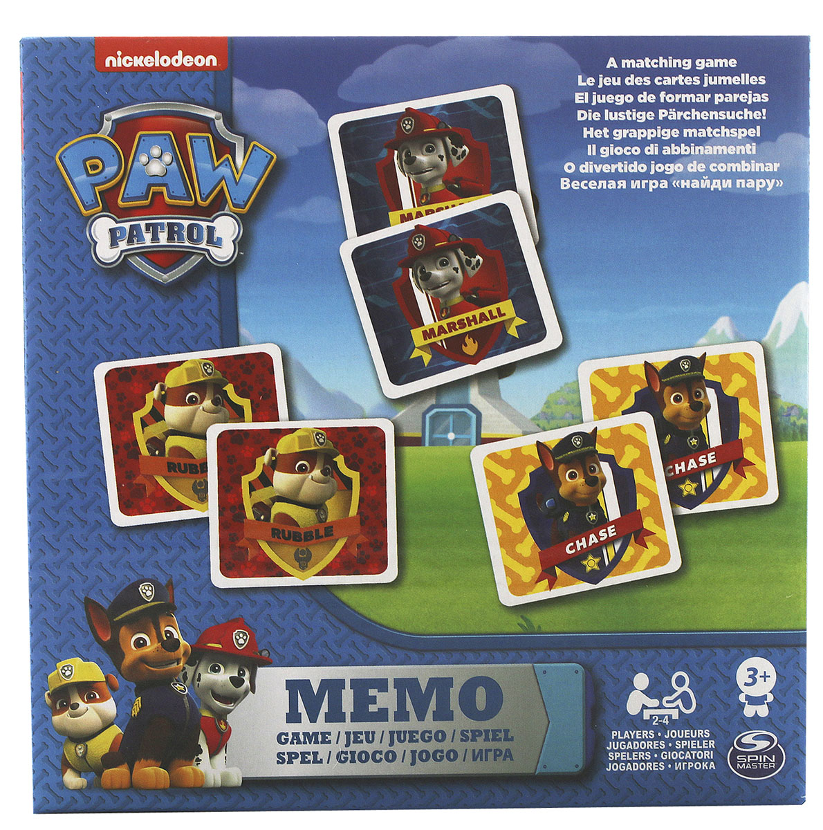 Paw Patrol Обучающая игра Мемо6033326 Paw Patrol Обучающая игра Мемо6033326Настольная игра Memory. 48 карточек (24 пары). Отлично развивает память.