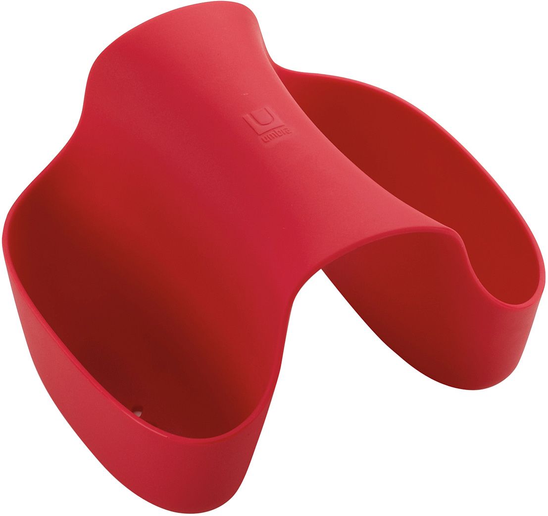 Органайзер для раковины Umbra Saddle, цвет: красный330210-505 Органайзер для раковины Umbra Saddle, цвет: красный330210-505Аксессуар для двойной раковины с гибким основанием. В нем может поместиться что угодно: столовые приборы, губки для мытья посуды, тряпочки для протирки стола, пузырьки с моющими средствами и прочие небольшие, но важные и полезные в хозяйственные предметы.