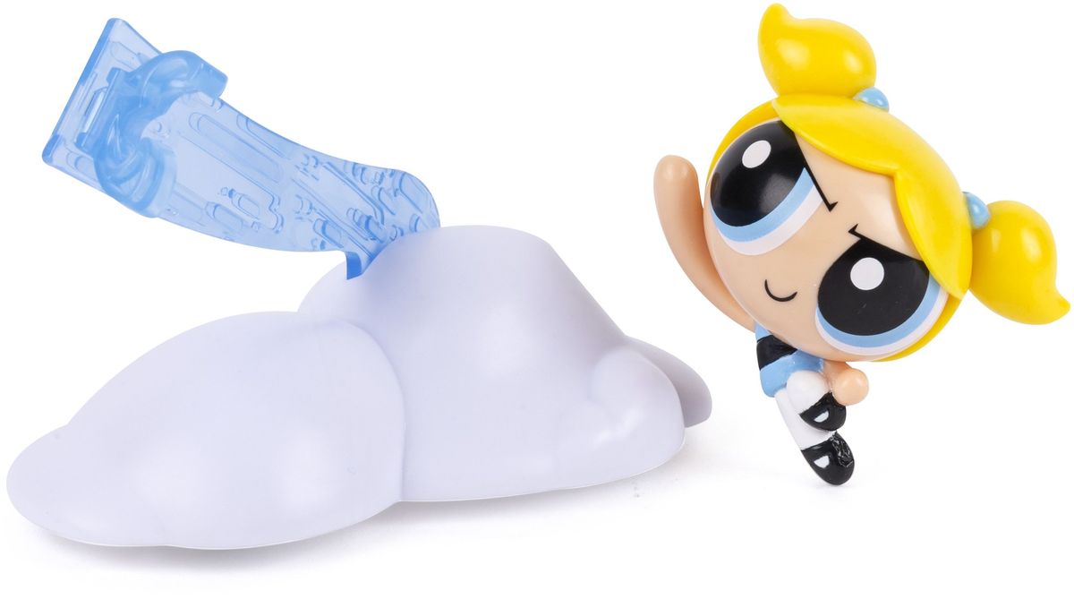 Powerpuff Girls Игровой набор Суперкрошка Пузырек в полете22322 Powerpuff Girls Игровой набор Суперкрошка Пузырек в полете22322Игровой набор Powerpuff Girls Суперкрошка Пузырек в полете включает фигурку летящей Суперкрошки и облако на колесиках, которое можно двигать. Высота фигурки Суперкрошки 5 см.