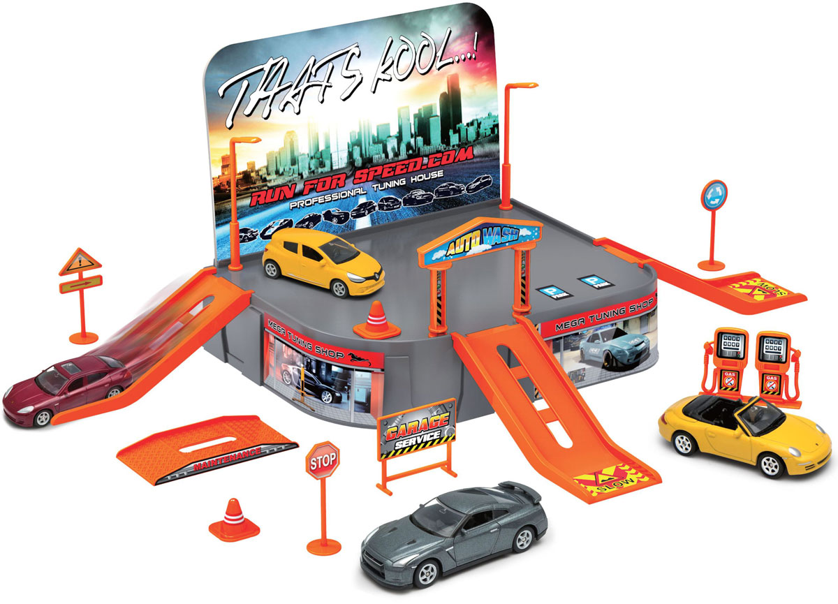 Welly Игровой набор Гараж с машиной96020 Welly Игровой набор Гараж с машиной96020Игровой набор Welly Гараж включает 1 машину.