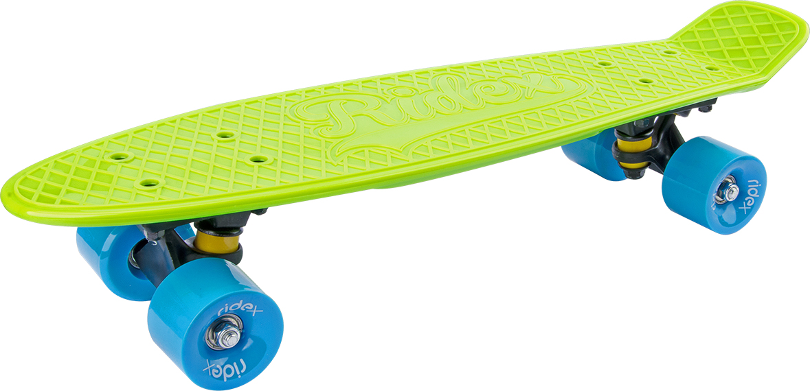Круизер Ridex Winner, 22x6, ABEC-7УТ-00009650 Круизер Ridex Winner, 22x6, ABEC-7УТ-00009650Наиболее подходящая модель для передвижения по ровной поверхности, ориентированная на подрастающих любителей катания. Классическая пластиковая 22 дека обеспечивает прочность круизера. Усиленная пластиковая подвеска рассчитана на небольшие нагрузки. Колеса и бушинги из ПВХ достаточно жесткие, как раз подходящие для тех, кто пока учится кататься без маневренных поворотов и на небольшой скорости. Материалы комплектующих отличаются незначительным весом, что делает круизер гибким и легким. Яркий дизайн позволит Вашему чаду похвастаться перед сверстниками и несомненно понравится всем окружающим!