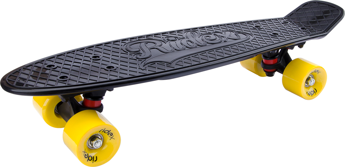 Круизер Ridex Fighter, 22x6, ABEC-7УТ-00009651 Круизер Ridex Fighter, 22x6, ABEC-7УТ-00009651Наиболее подходящая модель для передвижения по ровной поверхности, ориентированная на подрастающих любителей катания. Классическая пластиковая 22 дека обеспечивает прочность круизера. Усиленная пластиковая подвеска рассчитана на небольшие нагрузки. Колеса и бушинги из ПВХ достаточно жесткие, как раз подходящие для тех, кто пока учится кататься без маневренных поворотов и на небольшой скорости. Материалы комплектующих отличаются незначительным весом, что делает круизер гибким и легким. Яркий дизайн позволит Вашему чаду похвастаться перед сверстниками и несомненно понравится всем окружающим!