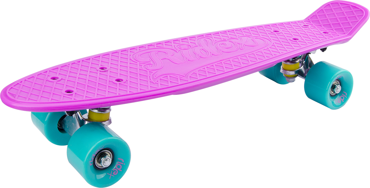 Круизер Ridex Disco, 22x6, ABEC-7УТ-00009654 Круизер Ridex Disco, 22x6, ABEC-7УТ-00009654Подходящая модель для передвижения юных райдеров - круизер бренда RIDEX. Алюминиевая подвеска обладает большей грузоподъемностью в отличие от пластиковой, а полиуретановые бушинги обеспечат комфортную амортизацию. Подшипники ABEC-7 Carbon позволят развивать небольшую скорость, а полиуретановые колеса минимизируют неровности различных поверхностей. Достойная модель в данном сегменте, ориентированная на детей и подростков, которая позволит оттачивать навыки катания и привлечет повышенное внимание благодаря яркому цветовому сочетанию.