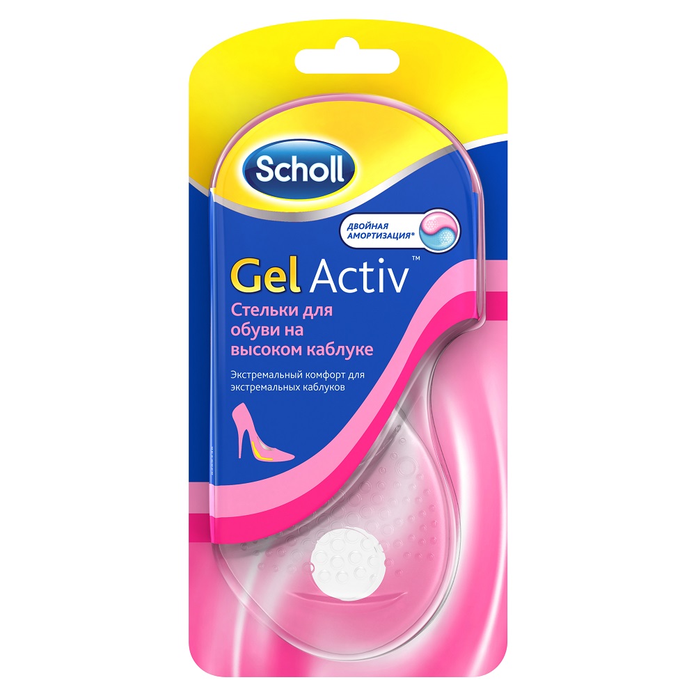 Scholl GelActiv Стельки для обуви на высоком каблуке11975 Scholl GelActiv Стельки для обуви на высоком каблуке11975• Двойная амортизация ударов • Поддержка свода стопы в правильном положении • Анти-скользящая поверхность и 100% надежная фиксация стопы в обуви • Обеспечивают комфорт ногам • Ультратонкий дизайн не стесняет ногу Scholl GelActiv Стельки для обуви на высоком каблуке – это невероятные упругие подушечки для высокий каблуков: - Ультрамягкий гелевый подъем уменьшает давление на подушечки стопы и обеспечивает повышенный комфорт. - Анти-скользящая поверхность. Со стельками Scholl GelActiv для модельной обуви теперь на каблуках удобно! Носите любимые каблуки еще дольше! Срок хранения не ограничен при условии соблюдения условий хранения. Храните изделие в защищённом от влаги и солнечного света месте при температуре не выше 40?С. Прекратите использование стелек при появлении раздражения. - Снимите защитную пленку на обратной стороне стельки и проверьте маркировку левой (L) и правой (R) стельки. - Поместите стельку в обуви липкой стороной вниз в...