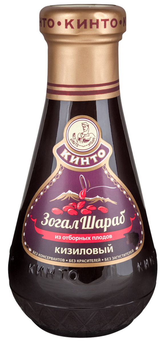 Кинто ЗогалШараб соус кизиловый, 370 г3009 Кинто ЗогалШараб соус кизиловый, 370 г3009Соус ЗогалШараб производится исключительно из отборных плодов дикорастущего кизила без добавления искусственных красителей и консервантов. В состав соуса входят только концентрат кизилового сока, сахар и вода. Соус из плодов кизила получается очень вкусным, с тонким приятным ароматом и легкой терпкой кислинкой, идеально подходит к стейкам из говядины, ростбифу, отбивным из свиной вырезки, к птице и рыбным блюдам, также к многим салатам и гарнирам. Использовать можно как в горячем, так и в холодном виде.