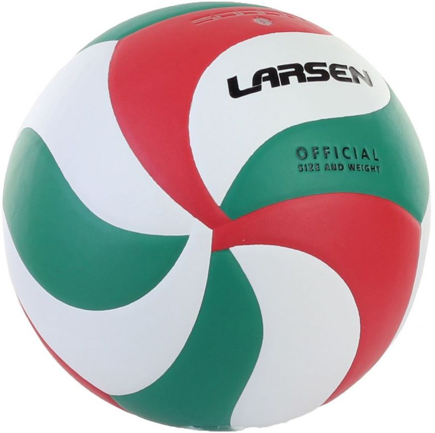 Мяч волейбольный Larsen VB-ECE-5000G324214 Мяч волейбольный Larsen VB-ECE-5000G324214Клееные швы: + Камера: резина, 60-65 г Размер: 5 Количество панелей: 18 Окружность: 68-69 см Особенности: специальная обработка поверхности мяча для лучшего сцепления Материал: полиуретан Рекомендации: для игры в помещении и проведения тренировок Вес: 250 – 280 г