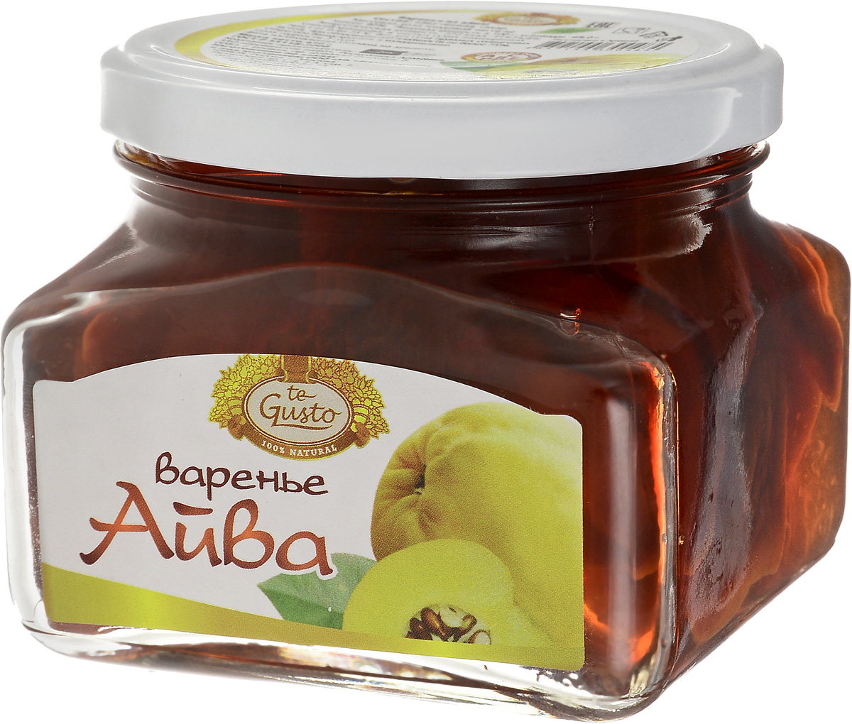 te Gusto Варенье из айвы, 430 г4657155300484 te Gusto Варенье из айвы, 430 г4657155300484В древности айву считали разновидностью яблони. Историки даже полагают, что именно айва была тем самым яблоком, которое Парис поднес богине любви в знаменитом споре о красоте между Афродитой, Герой и Афиной. В Древней Греции айва пользовалась таким почетом, что в законах Солона ее предписывалось вкушать в день свадьбы, чтобы жизнь новобрачных была так же хороша, как благородный запах айвы. И до сих пор в некоторых странах айву вместо душистых саше кладут в платяные шкафы для придания белью и одежде приятного запаха. Как лекарственное средство айва употреблялась еще в древности, что совсем неудивительно, ведь этот плод - настоящий кладезь полезных веществ. В айве содержатся глюкоза, фруктоза и сахароза, дубильные вещества, минеральные соли, яблочная, винная и лимонная кислоты, эфирное масло, железо, бета-каротин и фитонциды. Поэтому плоды обладают вяжущим, мочегонным, кровоостанавливающим и антисептическим действием, а семена - смягчающими и противовоспалительными свойствами....