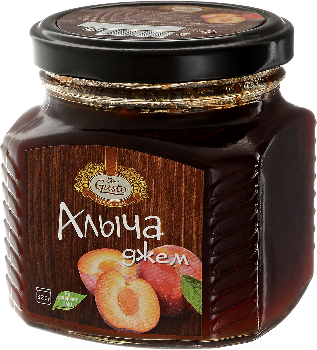 te Gusto Джем из алычи, 320 г4657155301382 te Gusto Джем из алычи, 320 г4657155301382Ароматный джем te Gusto золотистого цвета сварен из спелой алычи и имеет желеобразную консистенцию с крупными кусочками фруктов. Для приготовления используются только свежие, тщательно отобранные плоды, созревшие в экологически чистых местах. Алыча благотворно влияет на состояние нервной системы, обладает успокаивающим и расслабляющим действием. В отличие от других плодов, она содержит мало сахаров, но вместе с тем, в этой сливе присутствуют органические кислоты (лимонная и яблочная), провитамин A, витамины группы B, витамины РР, Е, большое количество аскорбиновой кислоты, пектин, минералы: кальций, калий, магний, фосфор, натрий и железо. Плоды алычи особенно рекомендуются детям для улучшения роста, беременным женщинам, кормящим матерям и лицам пожилого возраста. Уважаемые клиенты! Обращаем ваше внимание, что полный перечень состава продукта представлен на дополнительном изображении.