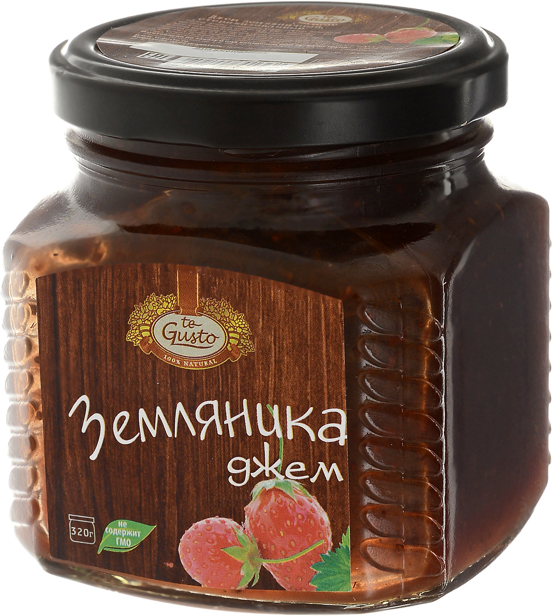 te Gusto Джем из земляники, 320 г4657155301368 te Gusto Джем из земляники, 320 г4657155301368Ароматный джем te Gusto сварен из земляники, имеет желеобразную консистенцию с крупными кусочками ягод. Для приготовления используются только свежие, тщательно отобранные ягоды, созревшие в экологически чистых местах. Продукт не содержит ГМО. Земляника - очень полезная и сладкая ягода, необычный аромат и восхитительный вкус которой нравится и детям, и взрослым. Вместе с тем полезные свойства земляники стимулируют аппетит, улучшают пищеварение, а также снимают воспаление в кишечнике и желудке. Уважаемые клиенты! Обращаем ваше внимание, что полный перечень состава продукта представлен на дополнительном изображении.