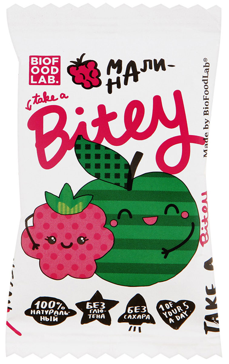Take A Bitey Малина батончик фруктово-ягодный, 25 г4650062591037 Take A Bitey Малина батончик фруктово-ягодный, 25 г4650062591037Абсолютно натуральный перекус из малины и яблок для маленьких открывателей. В каждом батончике удивительное сочетание полезных фруктов и ягод, которое придется по вкусу начинающим гурманам. Уважаемые клиенты! Обращаем ваше внимание, что полный перечень состава продукта представлен на дополнительном изображении.