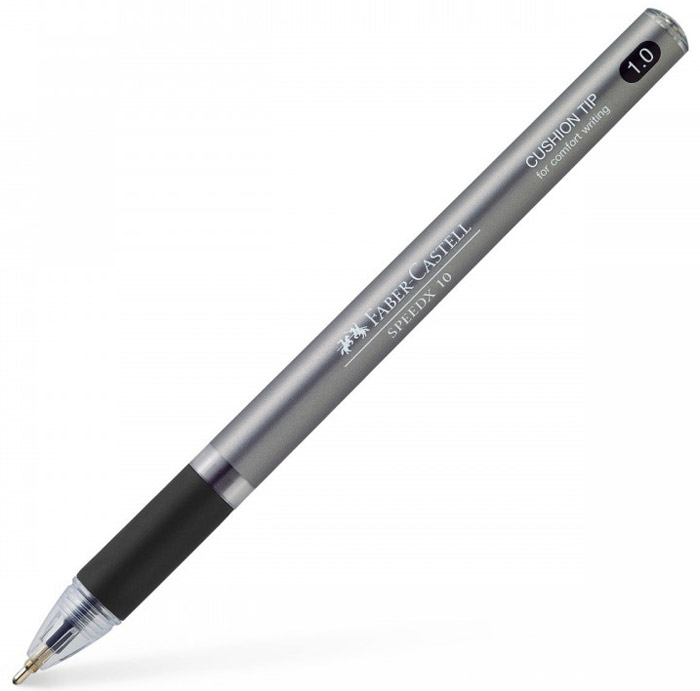 Faber-Castell Ручка шариковая Speedx Titanium цвет корпуса черный546099 Faber-Castell Ручка шариковая Speedx Titanium цвет корпуса черный546099Шариковая ручка Faber-Castell Speedx Titanium имеет эргономичную форму захвата и пружинящий наконечник. Специальные высококачественные чернила для экстрамягкого письма не выцветают. Ручка пригодна для письма на документах. Длина письма: ~2000 м.