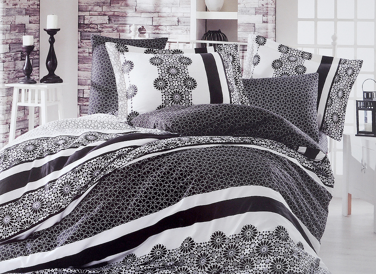 Комплект белья Hobby Home Collection Lisa, семейный, наволочки 50x70, 70x701501000993 Комплект белья Hobby Home Collection Lisa, семейный, наволочки 50x70, 70x701501000993Комплект белья Hobby Home Collection Lisa состоит из простыни, 2 пододеяльников и 4 наволочек. Белье выполнено из сатина - это ткань из 100% натурального хлопка, которая легко стирается, практичнее льна, подстраивается под температуру воздуха - зимой на таком белье тепло, летом - прохладно. Мягкость и нежность материала создает чувство комфорта и защищенности. Помимо своих внешних качеств, ткань отличается хорошей способностью пропускать воздух, и прекрасно впитывать влагу, благодаря чему, оно подойдет людям, которые не переносят синтетическую ткань, и прочие материалы, смешанные с синтетикой. Белье практически не мнется. Постельное белье с оригинальными дизайнами станет отличным выбором для людей, стремящихся всегда быть в центре внимания.