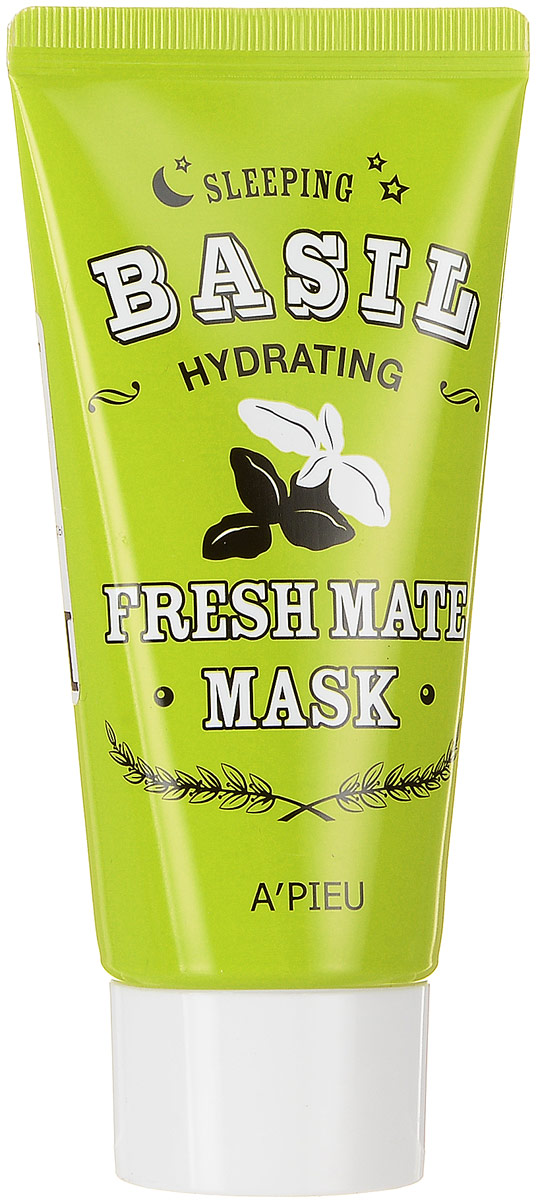 APieu Fresh Mate Ночная маска с экстрактом базилика и баобаба, 50 млУТ-00000215 APieu Fresh Mate Ночная маска с экстрактом базилика и баобаба, 50 млУТ-00000215Экстраувлажняющая и освежающая ночная маска с экстрактом базилика и баобаба улучшает цвет кожи, придает ей здоровый красивый тон, повышает эластичность. Экстракт базилика в составе маски увлажняет, выводит токсины из кожи, тонизирует кожу и разглаживает мелкие морщинки, восстанавливает нарушенный липидный барьер кожи, повышает эластичность кожи, помогает разгладить мимические морщины. Экстракт баобаба восстанавливает эластичность и упругость кожи, увлажняет и питает ее.