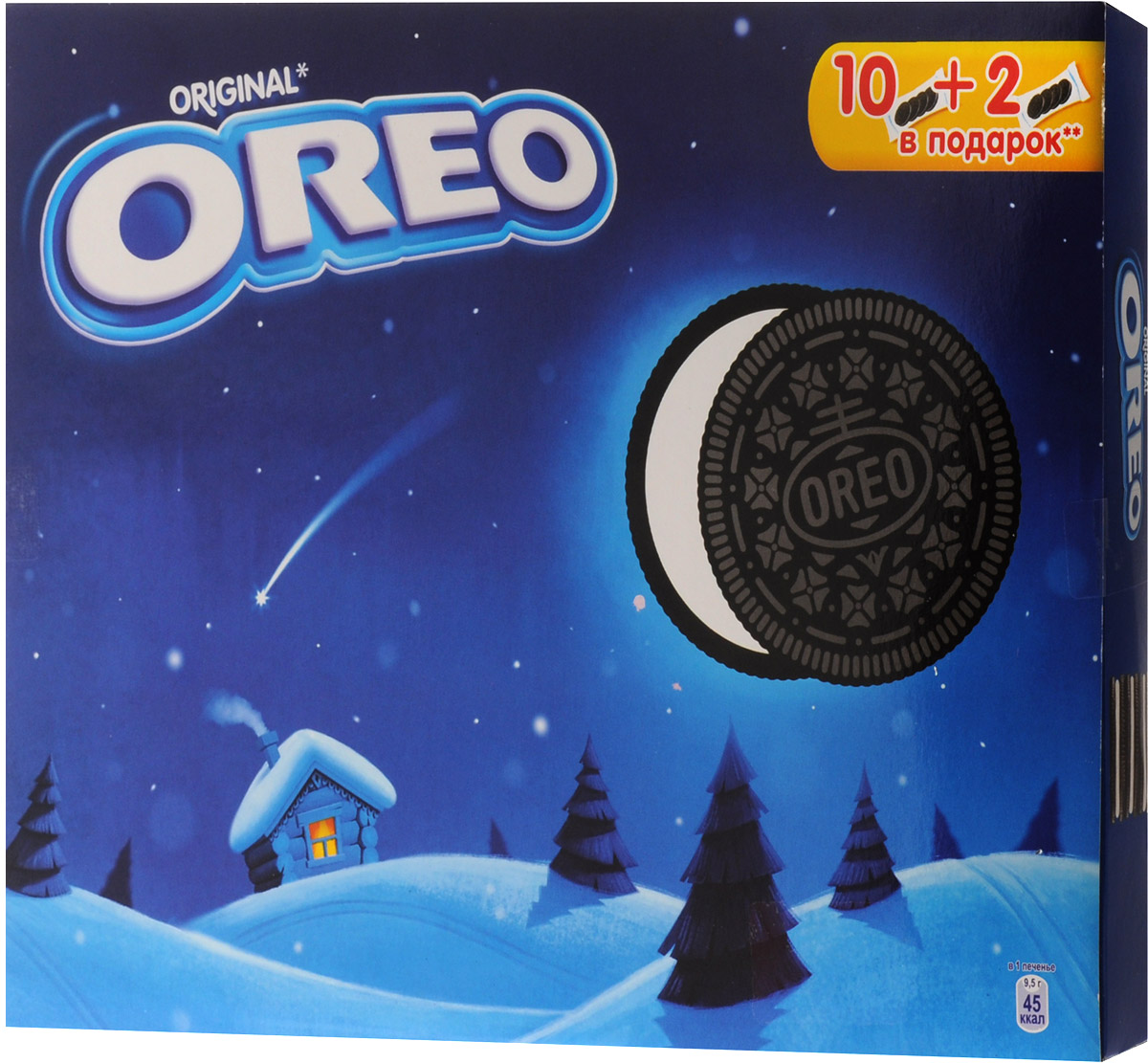 Oreo Домик печенье с какао начинкой и ванильным вкусом, 456 г4036198 Oreo Домик печенье с какао начинкой и ванильным вкусом, 456 г4036198Oreo любит весь мир, поэтому можно смело сказать Oreo - это печенье №1 в мире. Каждый день продается более 95 миллионов пачек печенья Покрути, лизни, обмакни. Взрослым и детям нравится забавный способ, которым едят Oreo. Попробуйте, это весело и очень легко. Уважаемые клиенты! Обращаем ваше внимание, что полный перечень состава продукта представлен на дополнительном изображении.