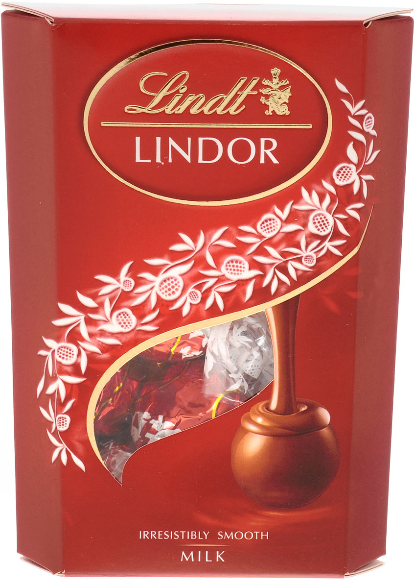 Lindt Lindor конфеты из молочного шоколада, 100 г4620012750098 Lindt Lindor конфеты из молочного шоколада, 100 г4620012750098Великолепное сочетание самого нежного молочного шоколада Lindor и тающей кремовой начинки. Этот нежнейший вкус подарит вам яркие и незабываемые моменты блаженства. Уважаемые клиенты! Обращаем ваше внимание, что полный перечень состава продукта представлен на дополнительном изображении.