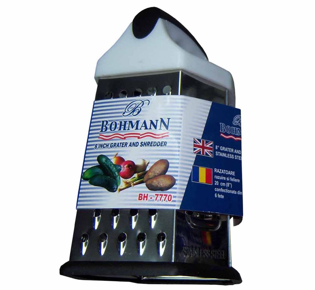 Терка Bohmann. 7770BH7770BH Терка Bohmann. 7770BH7770BHТерка Пластмассовая ручка-держатель. Размер:6