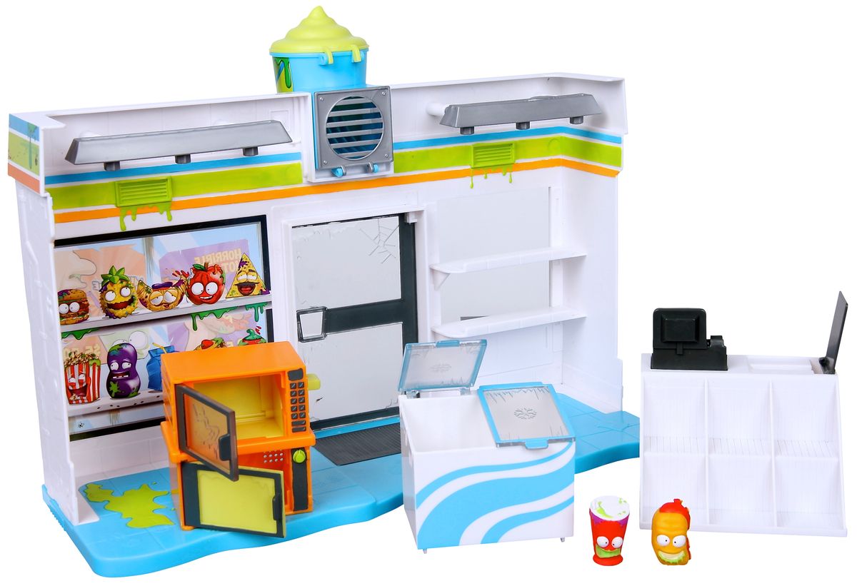 Grossery Gang Игровой набор Супермаркет69007 Grossery Gang Игровой набор Супермаркет690071 x супермаркет 2 эксклюзивные фигурки 1 x листовка