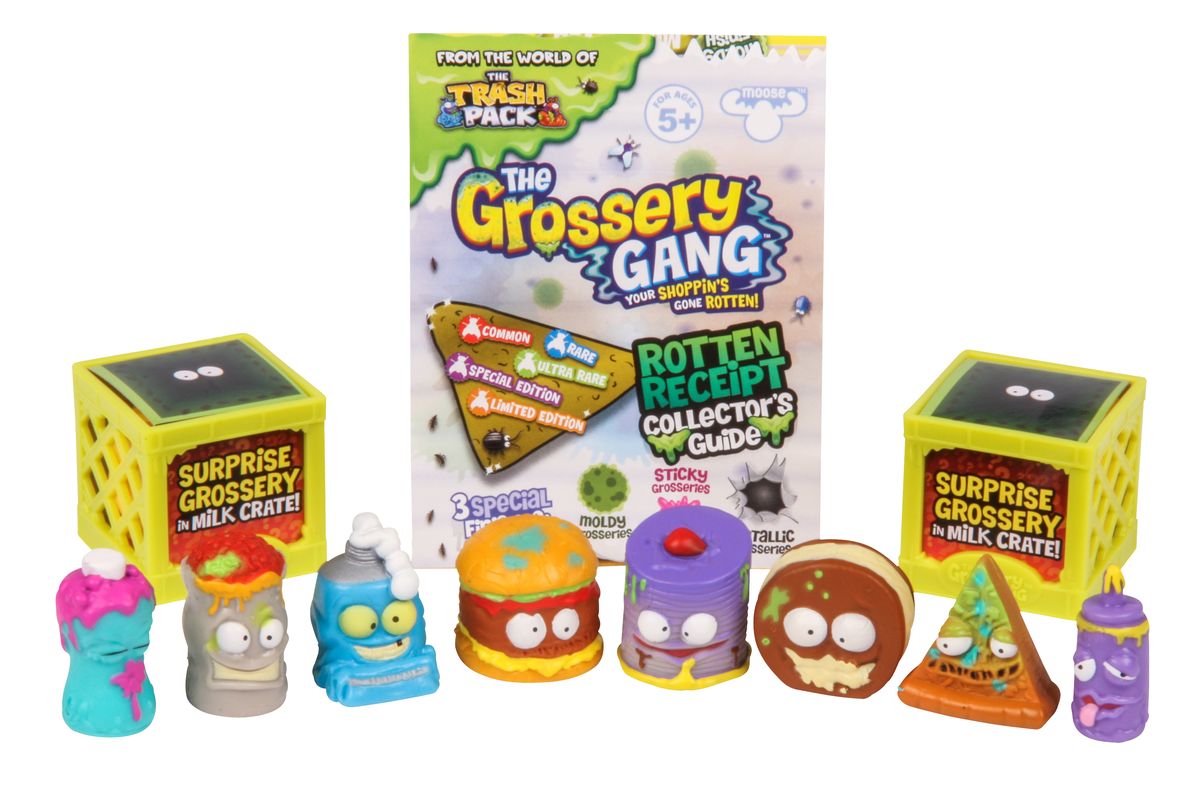Grossery Gang Набор фигурок Пакет чипсов 10 шт69077 Grossery Gang Набор фигурок Пакет чипсов 10 шт6907710 x фигурок 2 x ящика 1 x листовка