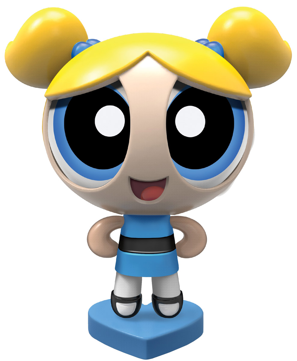 Powerpuff Girls Фигурка Пузырек22302_20073490 Powerpuff Girls Фигурка Пузырек22302_20073490Пузырек - самая наивная, глуповатая и доверчивая из трех Суперкрошек, ведет себя как ребенок, хотя перед лицом опасности может вести себя совсем иначе. Также она самая милая и чувствительная. Ее личный ингредиент это сахар. Ее костюм голубого цвета, а волосы: два коротких светлых хвостика. Как и все Суперкрошки, имеет уникальную суперспособность - знает много языков, в том числе испанский и японский, также умеет разговаривать с животными и понимать что они говорят. Особенность ее личности - это доброта и радость. Фигурки Powerpuff Girls - маленькие куколки - героини мультфильма Суперкрошки. В основе сюжета мультфильма лежат приключения необычных девочек, которые стали результатом неудачного опыта профессора Утония, пытавшегося создать идеальную девочку. Но в процессе смешивания различных ингредиентов в смесь попало неизвестное химическое вещество, и итог эксперимента стал неожиданным для учёного: девочки получились вовсе не идеальными, но зато обладающие сверхспособностями! ...