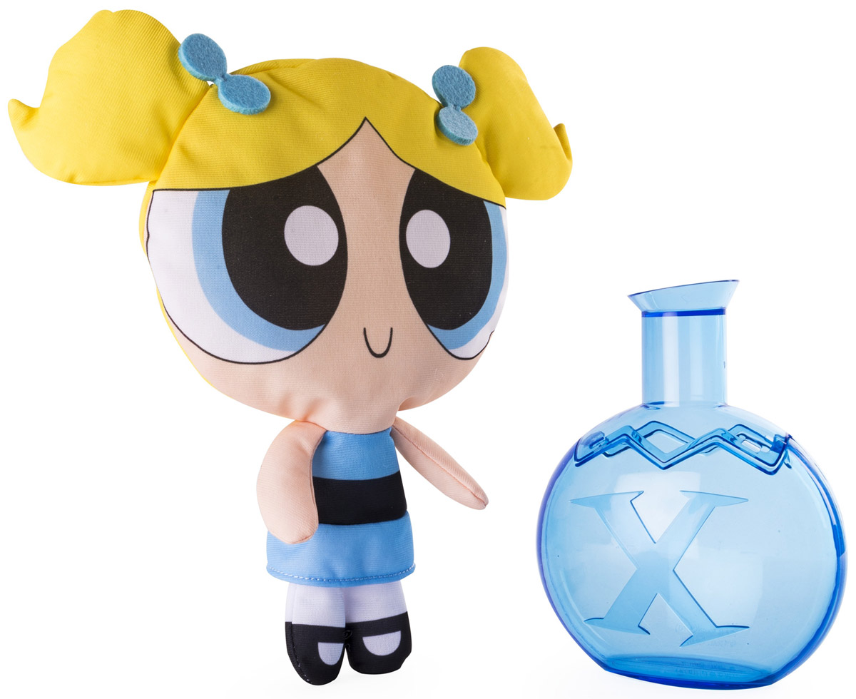 Powerpuff Girls Мягкая кукла Пузырек с бутылкой22315_Пузырек Powerpuff Girls Мягкая кукла Пузырек с бутылкой22315_ПузырекКуклы Powerpuff Girls выглядят довольно мило - не сразу догадаешься, что это любимые героини мультфильма Суперкрошки, способные сражаться со злодеями. В основе сюжета этого анимационного мультфильма - приключения необычных девчонок, ставших итогом неудачного опыта профессора Утония, который пытался создать идеальную девочку в своей лаборатории. Добрая и жизнерадостная, белокурая девочка по имени Пузырек знает много языков, а ее основная суперспособность - это умение разговаривать с животными. Способность замораживать своим дыханием принадлежит самой взрослой из девочек по имени Цветик. Ну а самая подвижная из девочек, темноволосая Пестик умеет сворачивать язык в трубочку - никто в городе не сумеет этого повторить.