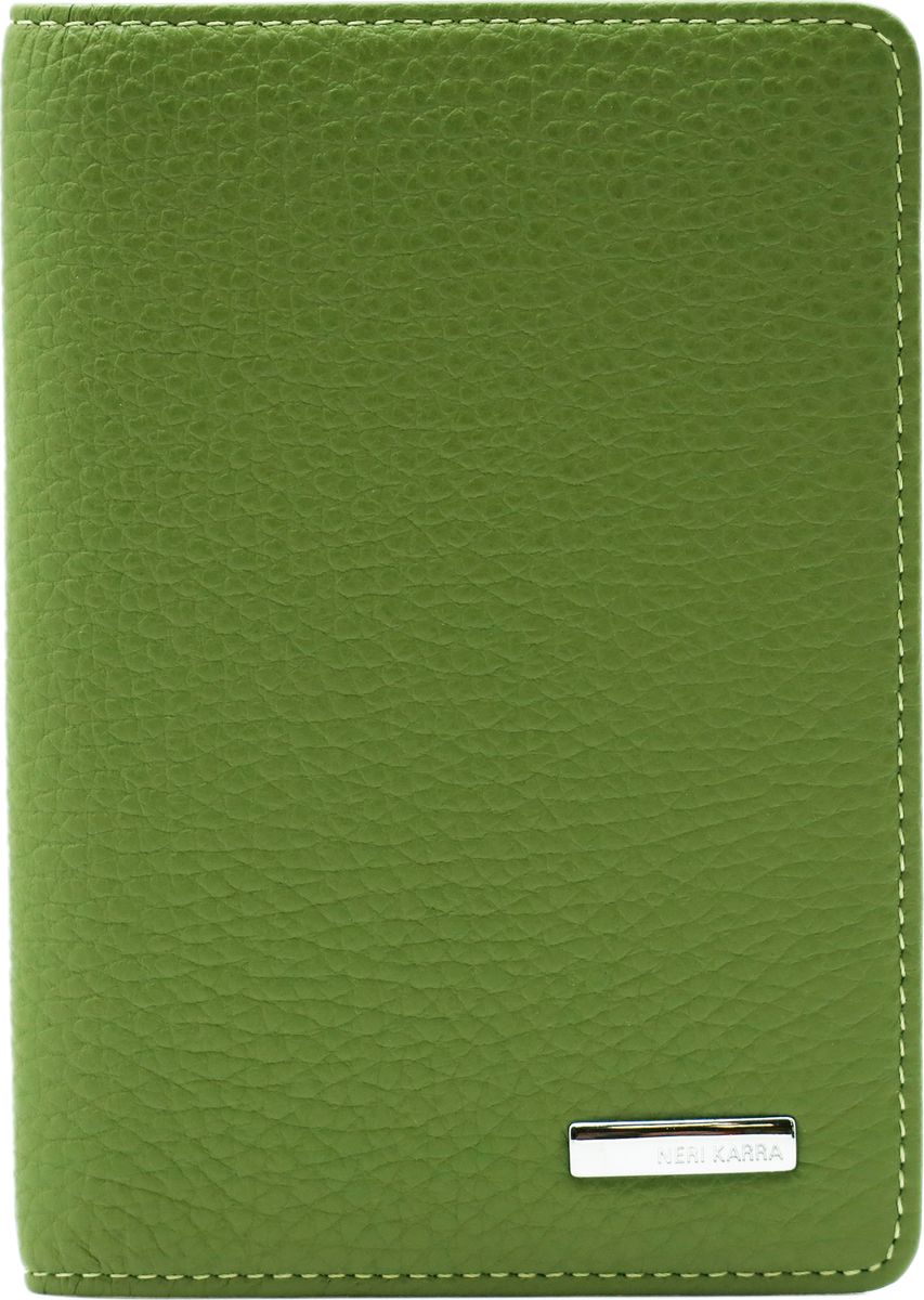 Обложка для паспорта женская Neri Karra, цвет: салатовый. 0140 803.34/380140 803.34/38 Обложка для паспорта женская Neri Karra, цвет: салатовый. 0140 803.34/380140 803.34/38Обложка для паспорта Neri Karra выполнена из натуральной зернистой кожи и дополнена металлическим логотипом бренда. Края дополнены прострочкой. Внутри у модели широкие удобные поля.