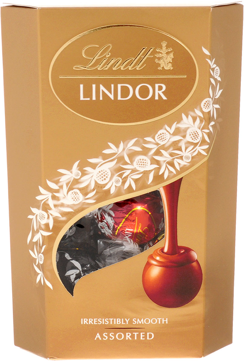 Lindt Lindor шоколадные конфеты ассорти, 100 г4620012750173 Lindt Lindor шоколадные конфеты ассорти, 100 г4620012750173Откройте для себя шоколадные конфеты Линдор и насладитесь моментом: попробовав изысканный шоколад, почувствуйте, как медленно тает его сердце, пробуждая все ваши чувства. Конфеты Линдор - произведение Мэтров Шоколатье компании Lindt, которые создают шоколад высочайшего качества с 1845 года. В набор входят: конфеты из молочного шоколада, конфеты из белого шоколада и конфеты из горького шоколада. Уважаемые клиенты! Обращаем ваше внимание, что полный перечень состава продукта представлен на дополнительном изображении.