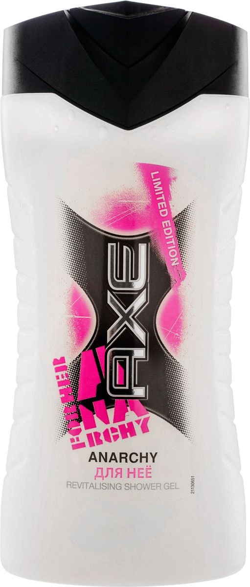 Axe Гель для душа Anarchy women 250 мл050699072 Axe Гель для душа Anarchy women 250 мл050699072Аромат манящего беспредела уже здесь! Предрассудки в прошлом! Дай волю своей страсти с AXE Anarchy!