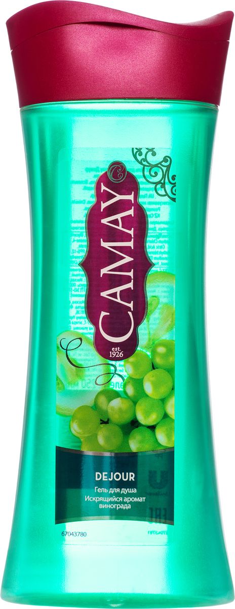 CAMAY Гель для душа Дежур 250мл05300241 CAMAY Гель для душа Дежур 250мл05300241Гель Для Душа Dejour (Дежур) С Живительным Ароматом Винограда Искрится Пузырьками Радости, Пробуждая Вас И Заряжая Позитивом Для Энергичного Начала Дня. Гель Мягко Очистит Кожу, Делая Ее Нежной И Ухоженной.