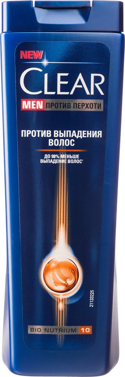 Clear Men Шампунь против перхоти Против выпадения волос 200 мл051755413 Clear Men Шампунь против перхоти Против выпадения волос 200 мл051755413Созданный специально для мужчин, Шампунь Против выпадения волос с технологией укрепления на основе женьшеня помогает укрепить волосы, придать им более густой вид от корней до кончиков. Комплекс Nutrium 10, входящий в состав шампуня — это насыщенная смесь 10 питательных веществ и растительных активных компонентов. При регулярном применении он активирует естественный защитный слой против перхоти кожи головы, позволяя вам гарантированно защищаться от перхоти.