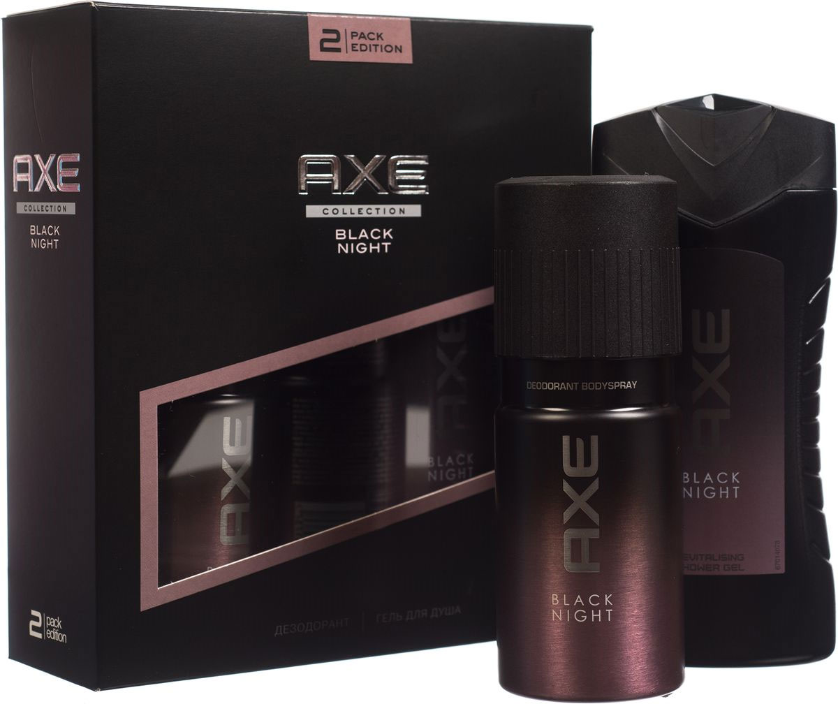 Axe подарочный набор Black night67088180 Axe подарочный набор Black night67088180Вселенная AXE приветлива к гостям, смельчакам, которые решаются ступить на ее земли, но не всегда поддается упорному давлению. Для новых членов клуба AXE и тех, кто отправился в продолжительный отпуск за границы нашей звездной системы и ненароком заблудился, - путеводитель АХЕ. AXE – это многообразие ароматов , которые нравятся именно вам. Аэрозольные мужские дезодоранты - для тех , кто ценит легкость и привык брать с собой в путешествие, на веселые вечеринки букет из удивительным ароматов , то есть настоящих романтиков , гелевые мужские антиперспиранты - для отчаянных сорвиголов , спортсменов , которые не признают компромиссов. НЕТ - белым следам на одежде , ощущению стянутости кожи. Только удивительная свежесть ! В дополнение к лучшим мужским антиперспирантам - кремообразный стайлинг для волос , пенистые шампуни и другая продукция AXE.??Начни незабываемую историю своей ночи с новым набором AXE Black Night! А его тонкий, интригующий и пряный аромат останется с тобой до самого утра. В...