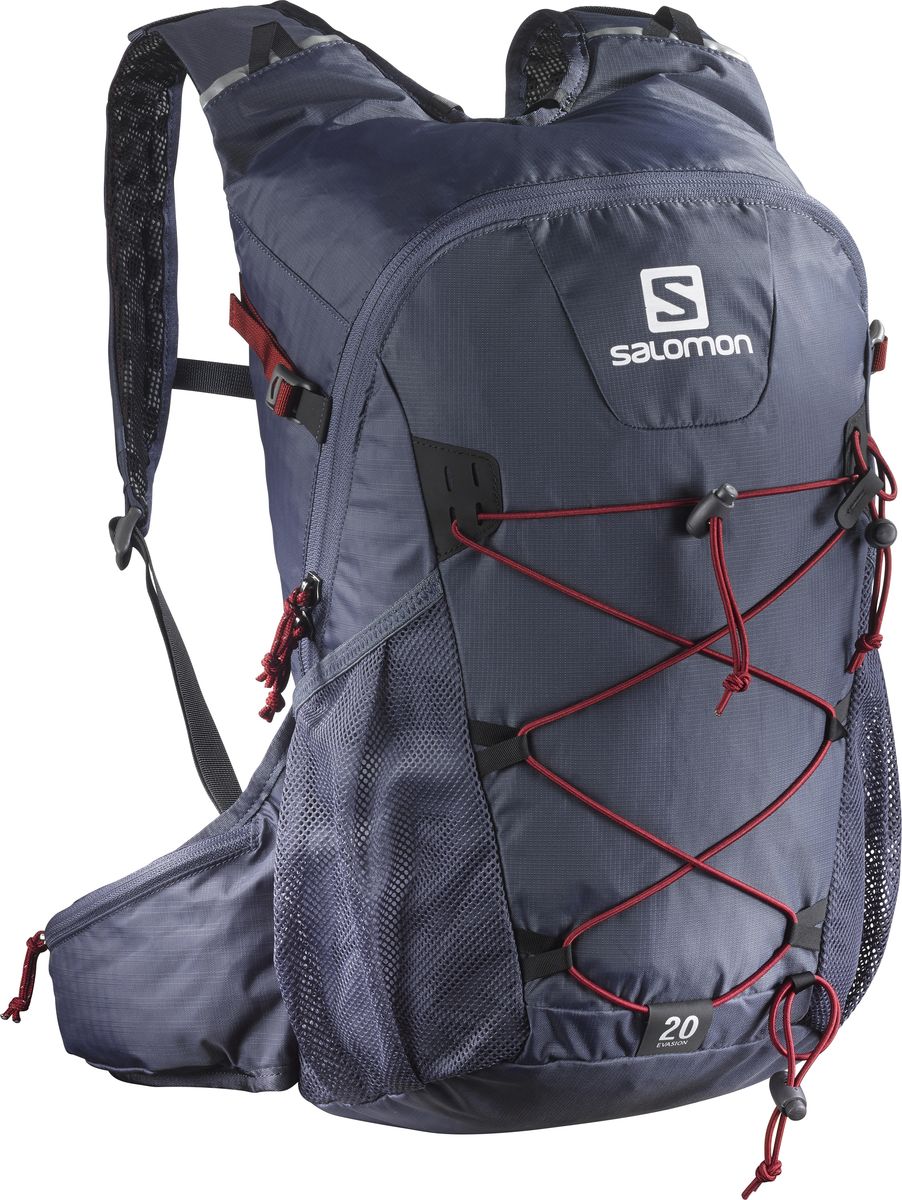 Рюкзак спортивный Salomon Evasion 20, цвет: серый, 20 л. L39323800L39323800 Рюкзак спортивный Salomon Evasion 20, цвет: серый, 20 л. L39323800L39323800Рюкзак Salomon Evasion 20 выполнен из высококачественного полиамида и полиэстера. Рюкзак имеет одно вместительное отделение и закрывается на застежку-молнию. Рюкзак оснащен мягкими удобными лямками, длина которых регулируется с помощью пряжек. На внешней стороне расположены два открытых кармана-сетки. Устойчивый и комфортный рюкзак Evasion 20 имеет фиксаторы для палок и другого снаряжения, необходимого во время однодневного похода.