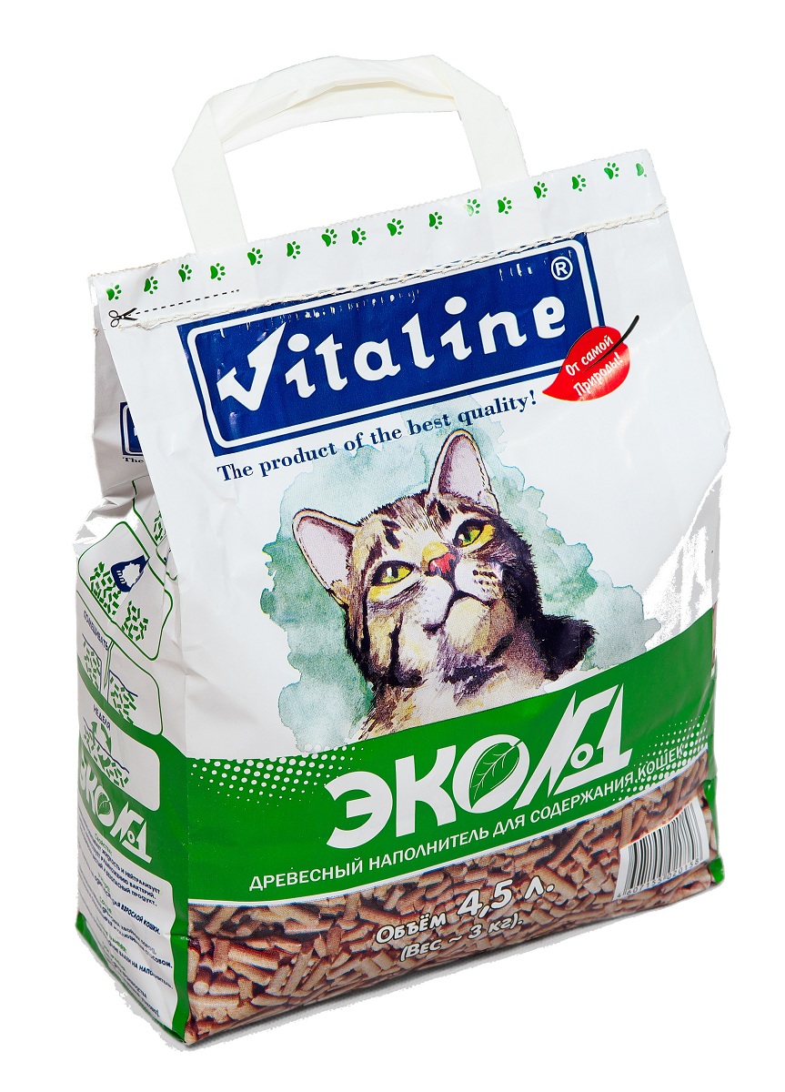 Наполнитель для кошек Vitaline Эко№1, древесный, 3 кг336 Наполнитель для кошек Vitaline Эко№1, древесный, 3 кг336Эко№1 - универсальное средство для ухода за кошками, грызунами, рептилиями и даже птицами. Наполнитель созданный из массива хвойных пород древесины . 100% БИОЛОГИЧЕСКИ РАЗЛОГАЕМ, не причиняет никакого вреда природе и совершенно безопасен для окружающей среды. Наполнитель Эко№1 нейтрализует неприятные запахи в период между посещениями лотка, сохраняя свежесть кошачьего туалета. Условия хранения: Гигиенический сертификат на упаковочный материал: Хранение при температуре 20C и относительной влажности не более 80%. Срок годности: не менее 5 лет.