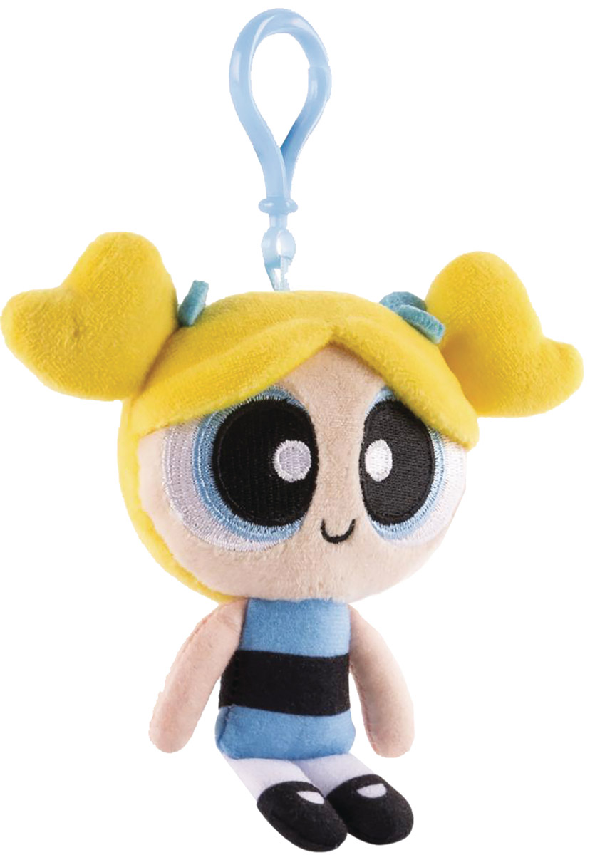 Powerpuff Girls Брелок Пузырек 2232122321_Пузырек Powerpuff Girls Брелок Пузырек 2232122321_ПузырекИгрушки Powerpuff Girls основаны на одноименном мультсериале, в котором при создании идеальной девочки профессор Утоний допустил ошибку, и на свет появились Суперкрошки. Пузырек изготовлена из сахара, поэтому она очень добрая. Пузырек любит раскрашивать игрушки и разговаривать с животными. У нее светлые волосы и полосатое платье. Брелок имеет практичный пластиковый карабин, благодаря чему его можно носить с собой, используя в качестве подвески на телефон, сумочку или рюкзак, а также как украшение на зеркале автомобиля или ключах.