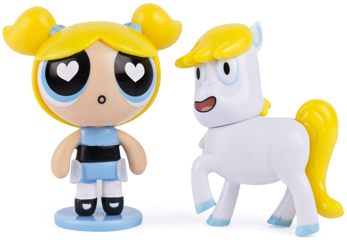 Powerpuff Girls Набор фигурок Пузырек и Донни Единорог22311_Пузырек и Донни Единорог Powerpuff Girls Набор фигурок Пузырек и Донни Единорог22311_Пузырек и Донни ЕдинорогАнимационный мультсериал Суперкрошки повествует о приключениях маленьких девочек, ставших результатом неудачного опыта профессора Утония, мечтавшего создать идеальную девочку. При смешивании необходимых ингредиентов в смесь случайно попало неизвестное химическое вещество, и итог эксперимента оказался неожиданным для всех: девочки получились вовсе не идеальными, но зато обладали сверхспособностями! А назвали их Суперкрошками. С тех пор невероятные способности помогают девочкам бороться с силами зла и защищать свой город Таунсвилль. В наборе вы найдете не только фигурку одной из Суперкрошек - Пузырька, но также еще одного героя мультсериала - Донни. Пузырек - самая наивная, глуповатая и доверчивая из трех Суперкрошек, ведет себя как ребенок, хотя перед лицом опасности может вести себя совсем иначе. Также она самая милая и чувствительная. Ее личный ингредиент это сахар. Ее костюм голубого цвета, а волосы: два коротких светлых хвостика. Любит рисовать и раскрашивать. Единорог Донни и...