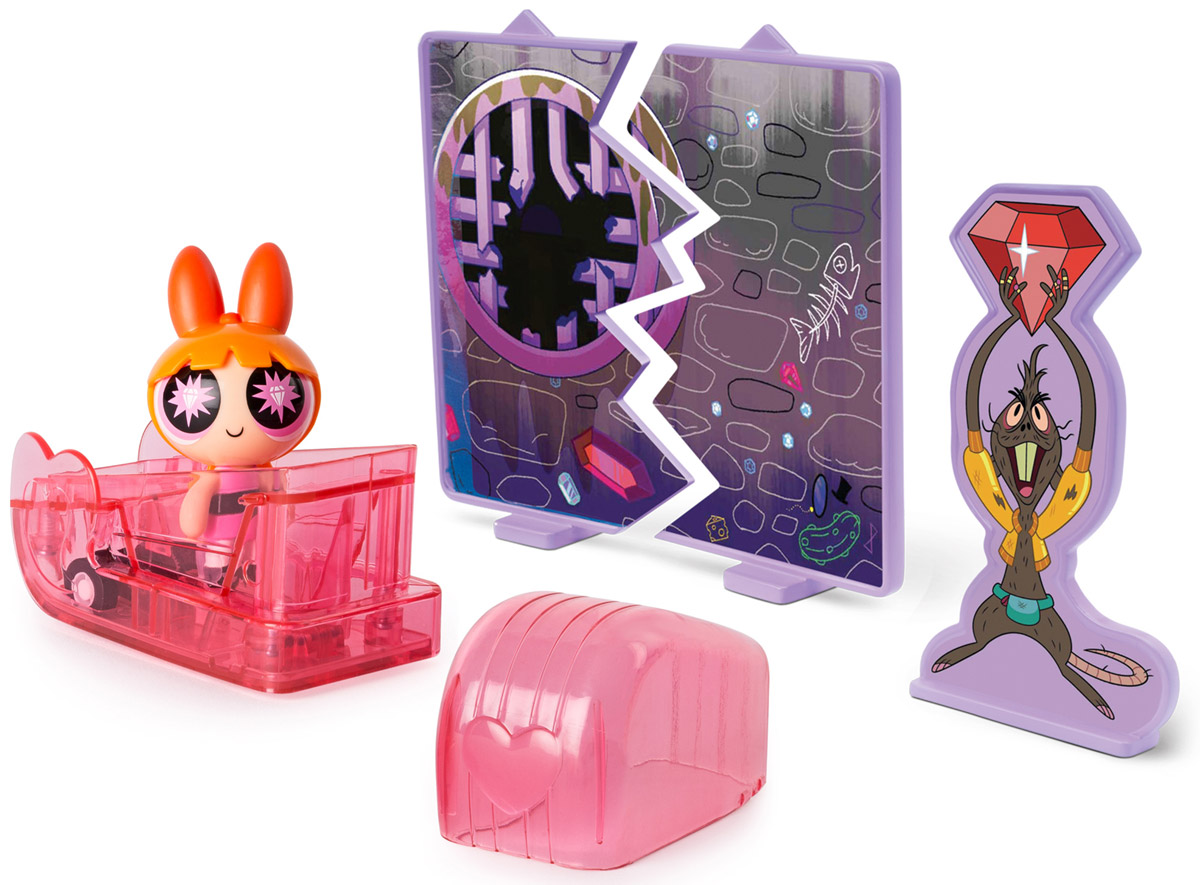 Powerpuff Girls Игровой набор Цветик в машинке22316_Цветик Powerpuff Girls Игровой набор Цветик в машинке22316_ЦветикФигурки Powerpuff Girls - маленькие куколки - героини мультфильма Суперкрошки. В основе сюжета мультфильма лежат приключения необычных девочек, которые стали результатом неудачного опыта профессора Утония, пытавшегося создать идеальную девочку. Но в процессе смешивания различных ингредиентов в смесь попало неизвестное химическое вещество, и итог эксперимента стал неожиданным для ученого: девочки получились вовсе не идеальными, но зато обладающие сверхспособностями! Вероятно, именно поэтому их назвали Суперкрошками. С тех пор невероятные способности помогают девочкам бороться с силами зла, защищая свой город Таунсвилль. Игровой набор Powerpuff Girls Цветик в машинке позволит ребенку разыграть сцену противостояния Суперкрошки с крысой. Набор состоит из фигурки Цветика, декоративного щита, указывающего на место совершения преступления, фигурки крысы и, самое главное, супермашинки, садясь в которую Суперкрошка получает дополнительное преимущество в ...