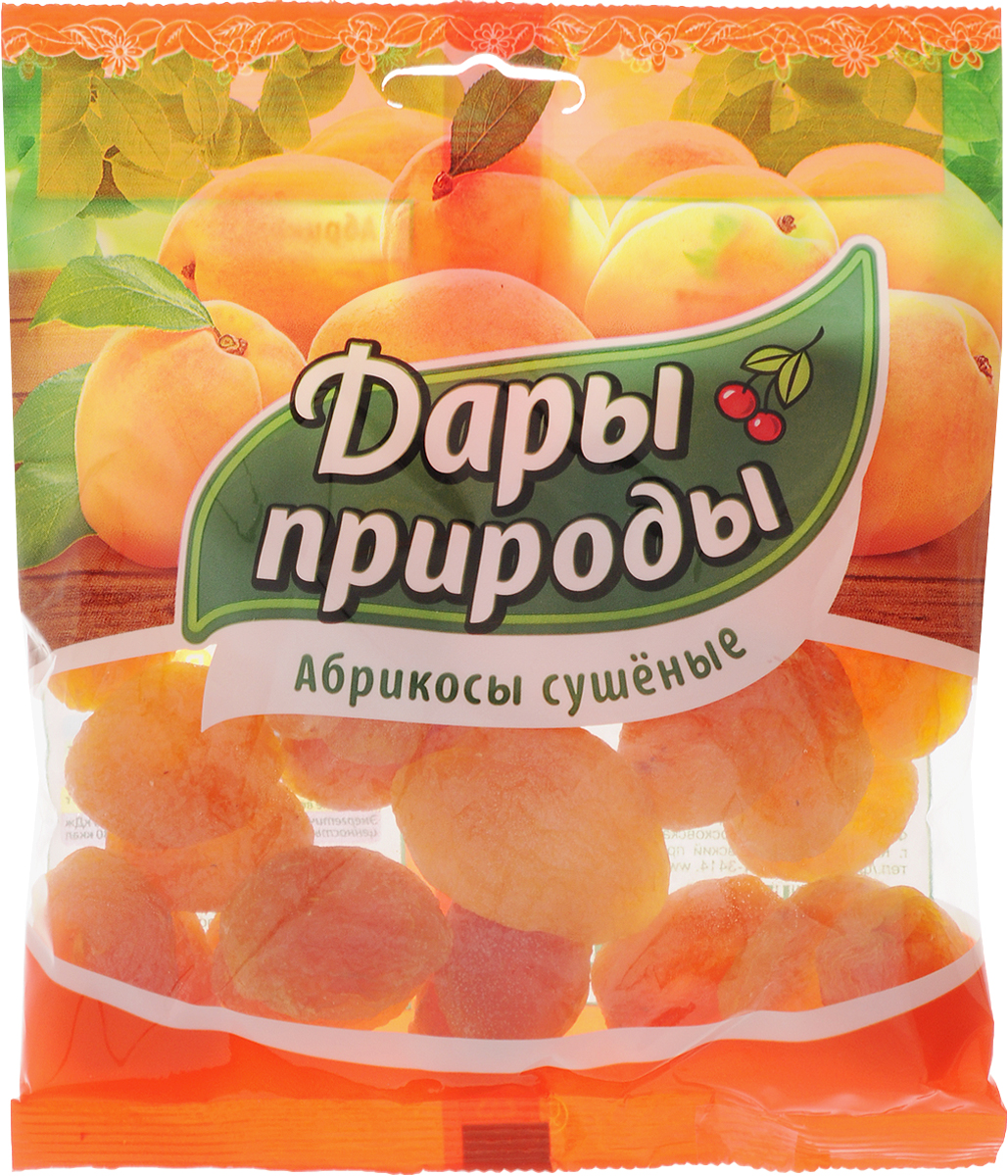 Дары Природы кайса абрикос сушеный, 150 г1233 Дары Природы кайса абрикос сушеный, 150 г1233Сушеные абрикосы Дары Природы обладают высокими вкусовыми качествами, быстро утоляют чувство голода, обогащают организм витаминами и микроэлементами. Это не только очень вкусный, но и необыкновенно полезный продукт.