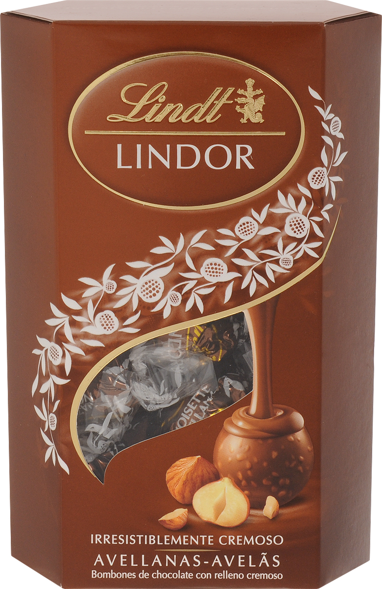 Lindt Lindor конфеты из молочного шоколада с кусочками фундука, 200 г8003340096506 Lindt Lindor конфеты из молочного шоколада с кусочками фундука, 200 г8003340096506Совершенный вкус нежнейшего молочного шоколада Lindt с кусочками хрустящего фундука и тающей кремовой начинки - настоящий момент блаженства для поклонников шоколада Lindor! Уважаемые клиенты! Обращаем ваше внимание, что полный перечень состава продукта представлен на дополнительном изображении.
