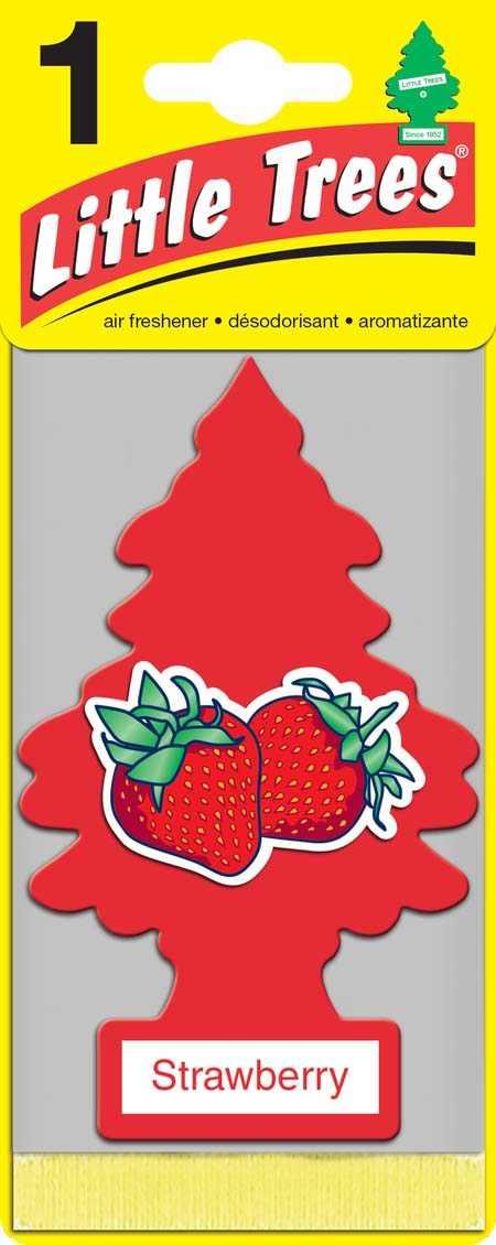 Освежитель Car-Freshner Елочка КлубникаU1P-10312-RUSS Освежитель Car-Freshner Елочка КлубникаU1P-10312-RUSSОригинальный ароматизатор Освежитель Car-Freshner сделан из высококапилярного качественного картона - что позволяет долго сохранять аромат и насыщенность красок изображения. Уникален по эффективности действия, насыщенности и стойкости запаха Повесьте ароматизатор в любом удобном месте - в салоне автомобиля, дома или в офисе - и получайте удовольствие! Характеристики: Материал: 100% спрессованная целлюлоза, полимеры, нетоксичные отдушки. Размер упаковки: 19 см х 7,5 см х 1 см. Уважаемые клиенты! Обращаем ваше внимание на возможные изменения в дизайне упаковки. Качественные характеристики товара остаются неизменными. Поставка осуществляется в зависимости от наличия на складе.